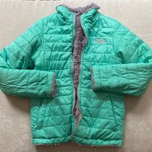 North Face girls reversible winter coat.